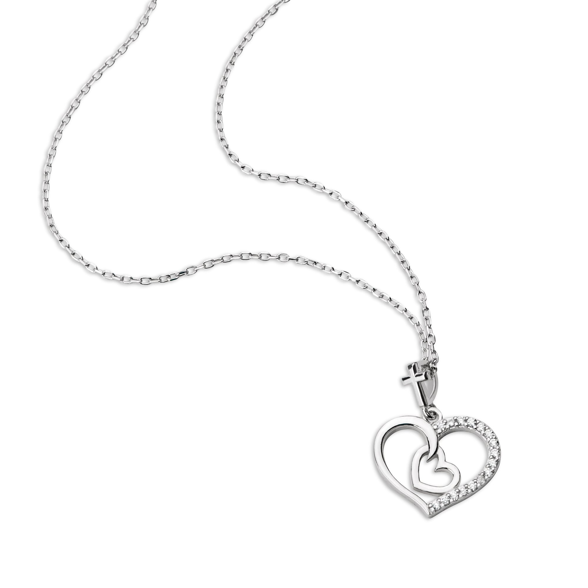 In My Heart with CZ Accents