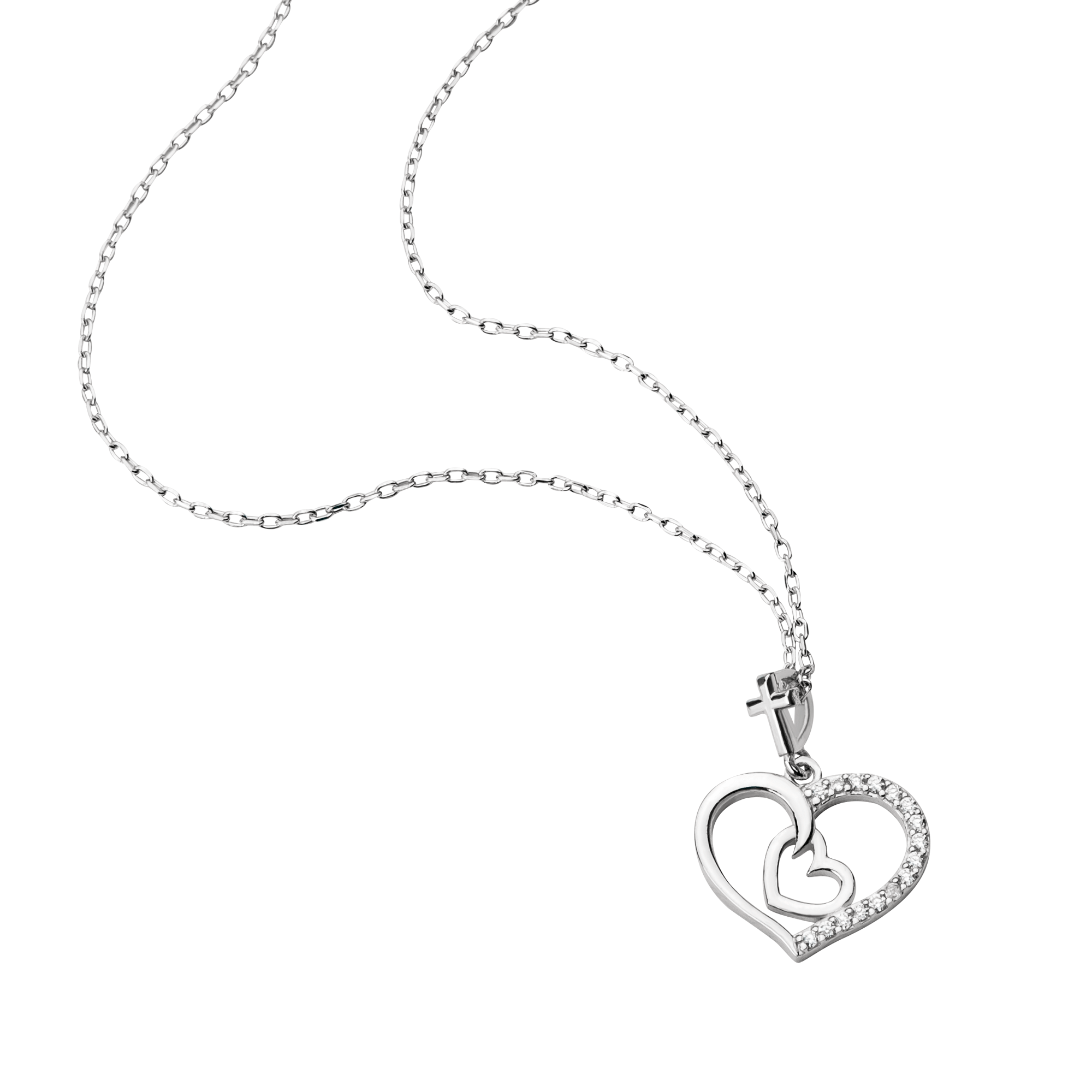 In My Heart with CZ Accents