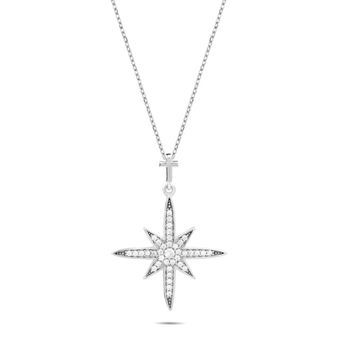 Bethlehem Star with CZ Accents
