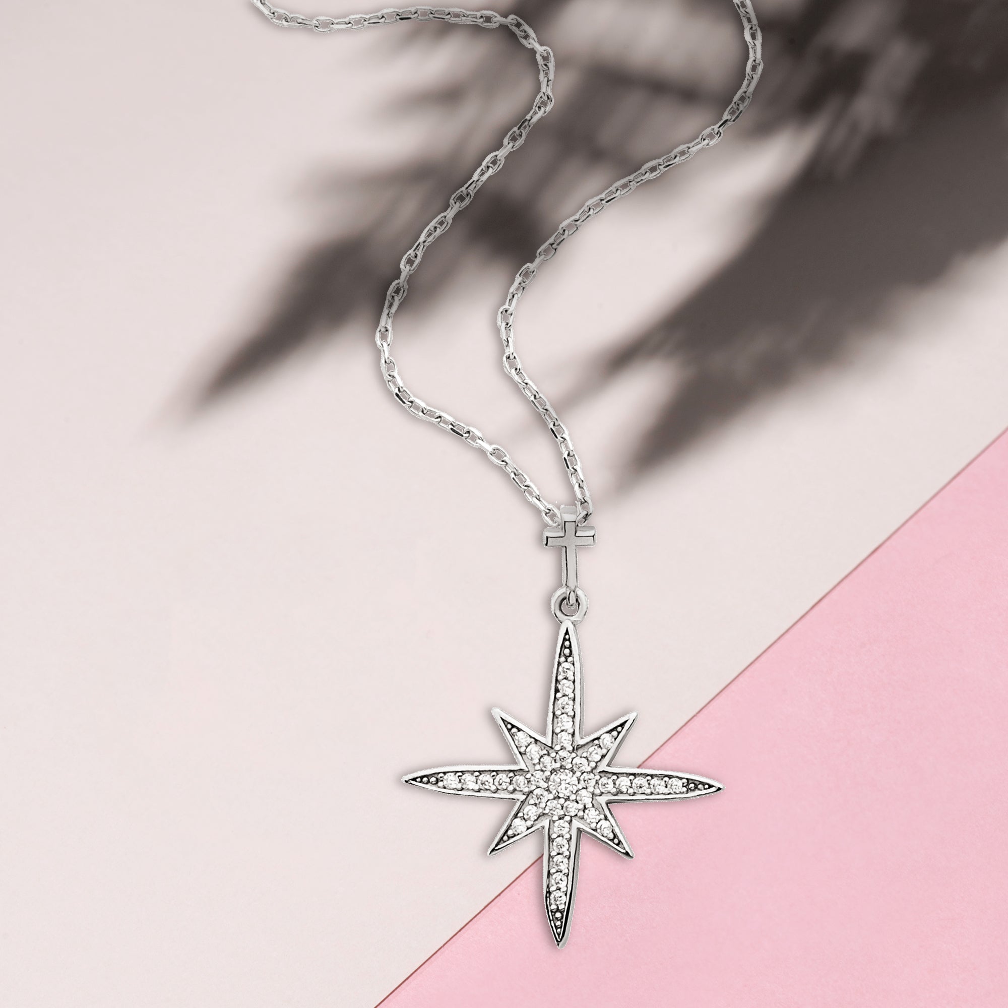 Bethlehem Star with CZ Accents