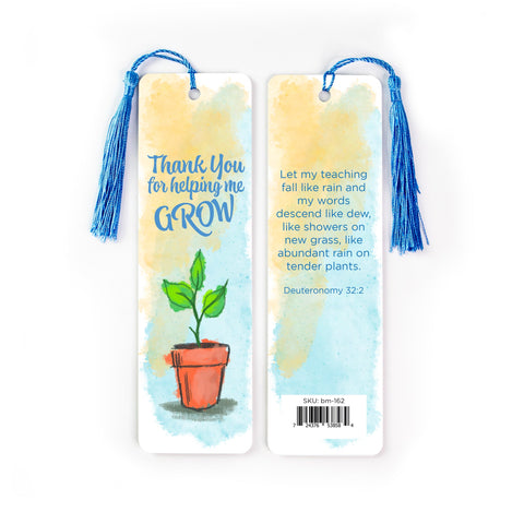 Helping Me Grow Tasseled Bookmark – Deuteronomy 32:2