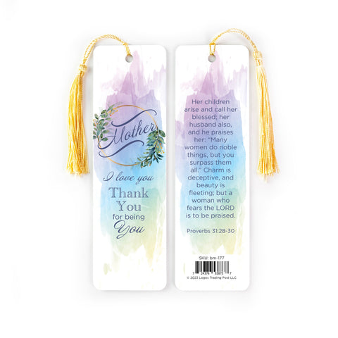 Mother Tasseled Bookmark – Proverbs 31:28-30