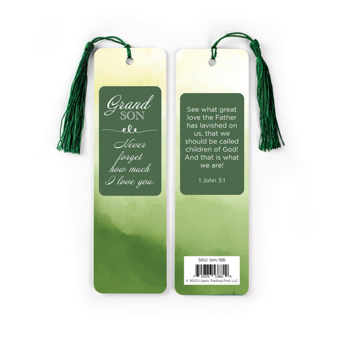 Grandson Tasseled Bookmark – 1 John 3:1