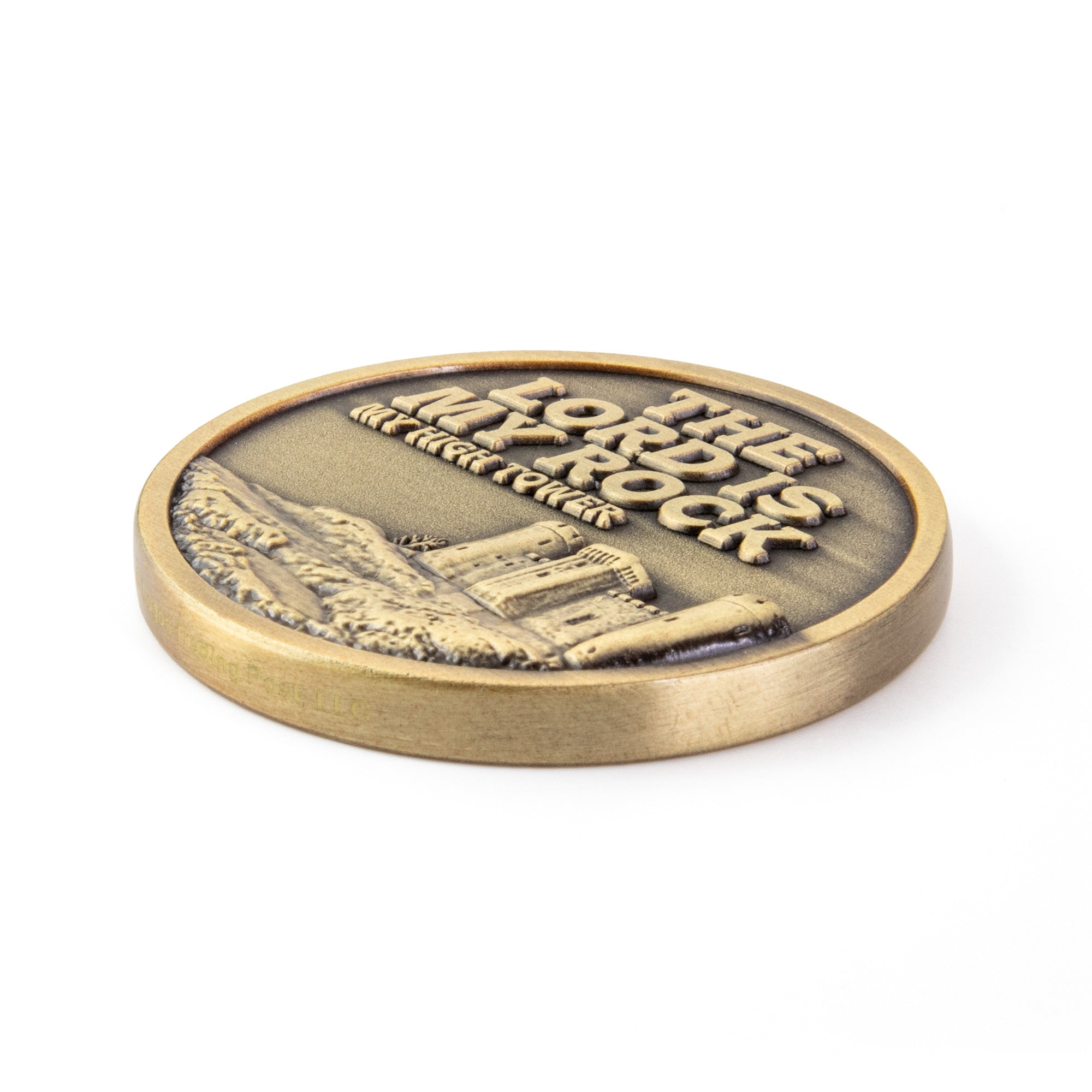 The Lord is My Rock – Psalm 18:2 Challenge Coin