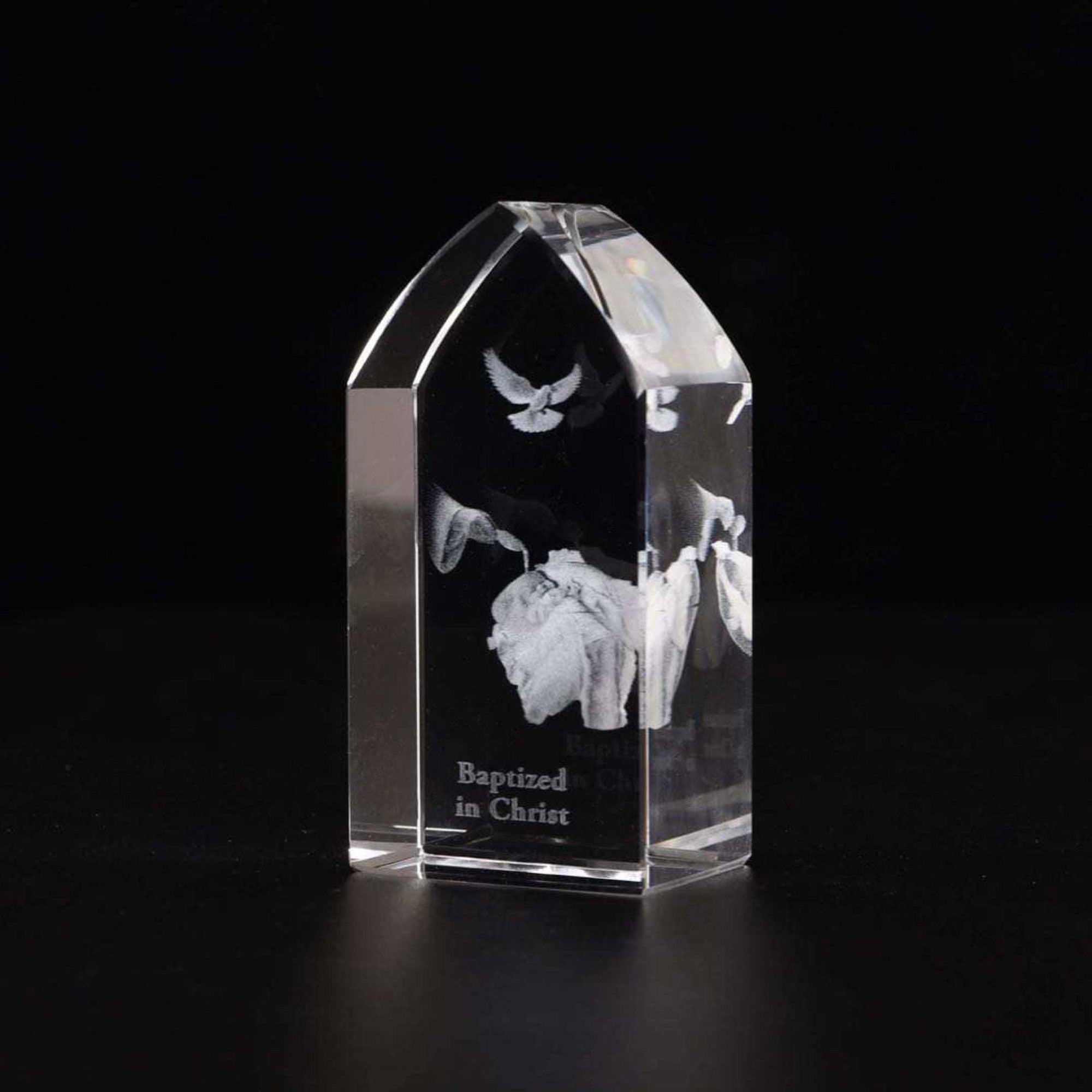 3D Art Crystal, Baptized in Christ