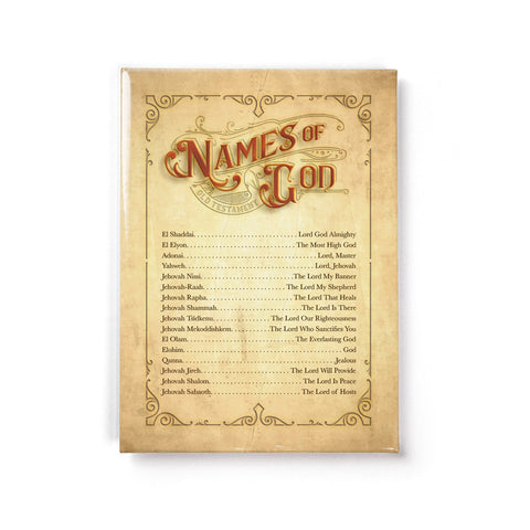 Names of God - Fridge Scripture Magnet