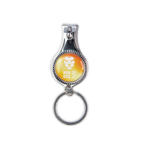 3-in-1 Nail Clippers, Gold – Man of God, 1 Tim 6:11
