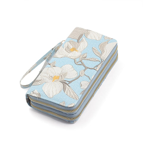 Florist Wristlet – Blue