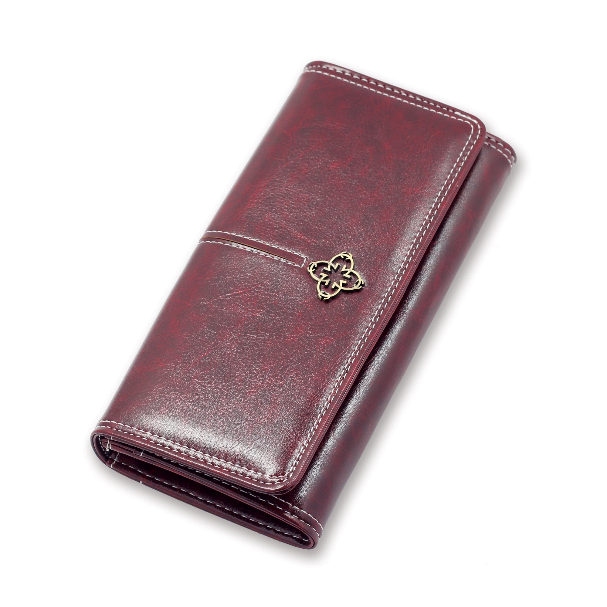 Cross Clutch Wallet – Red