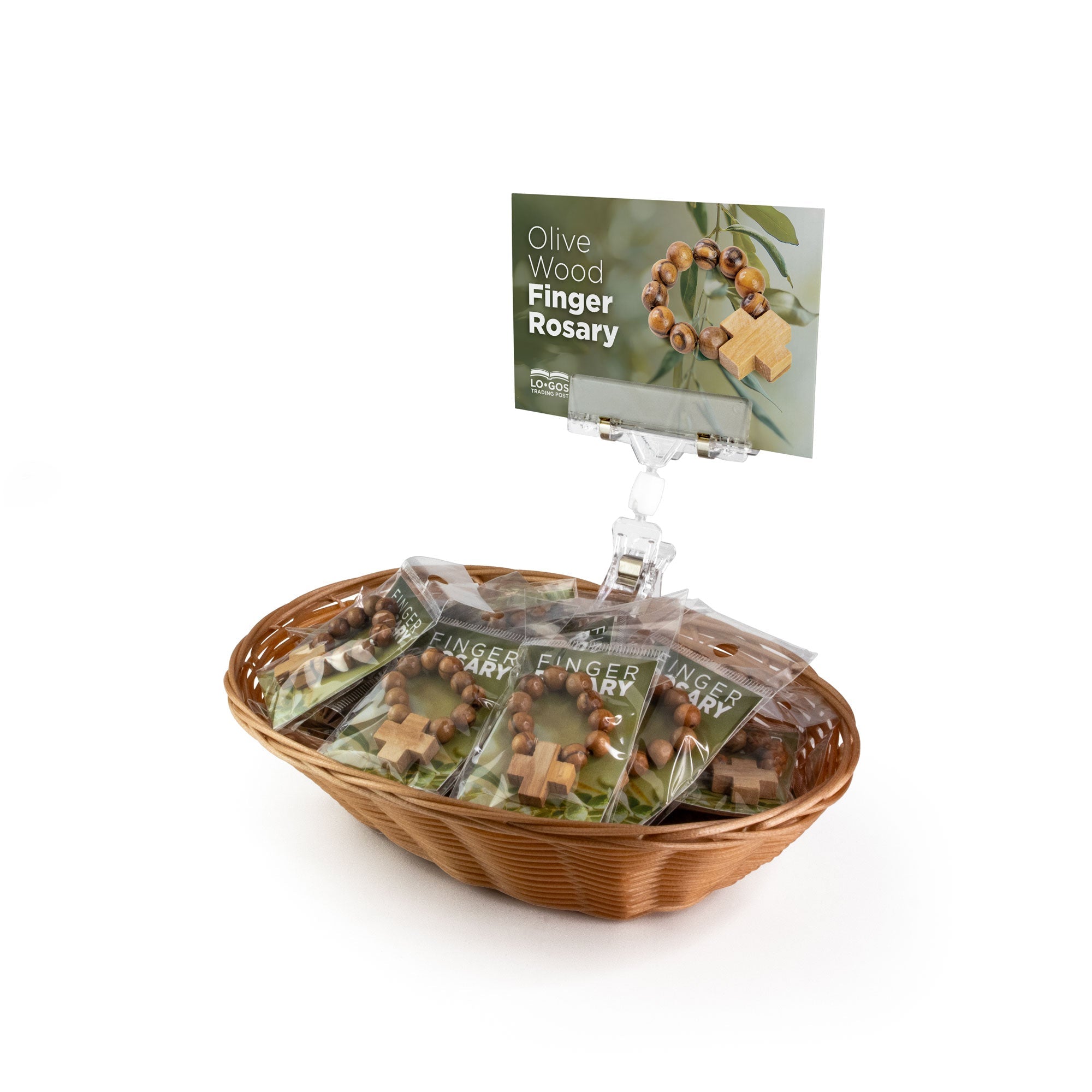 Holy Land Olive Wood Finger Rosary