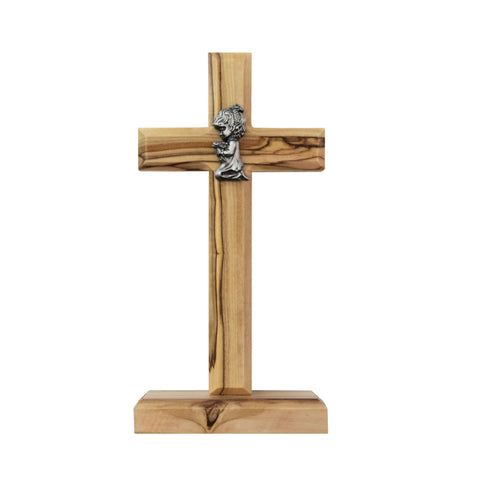 6" Girl Olive Wood Desk Cross