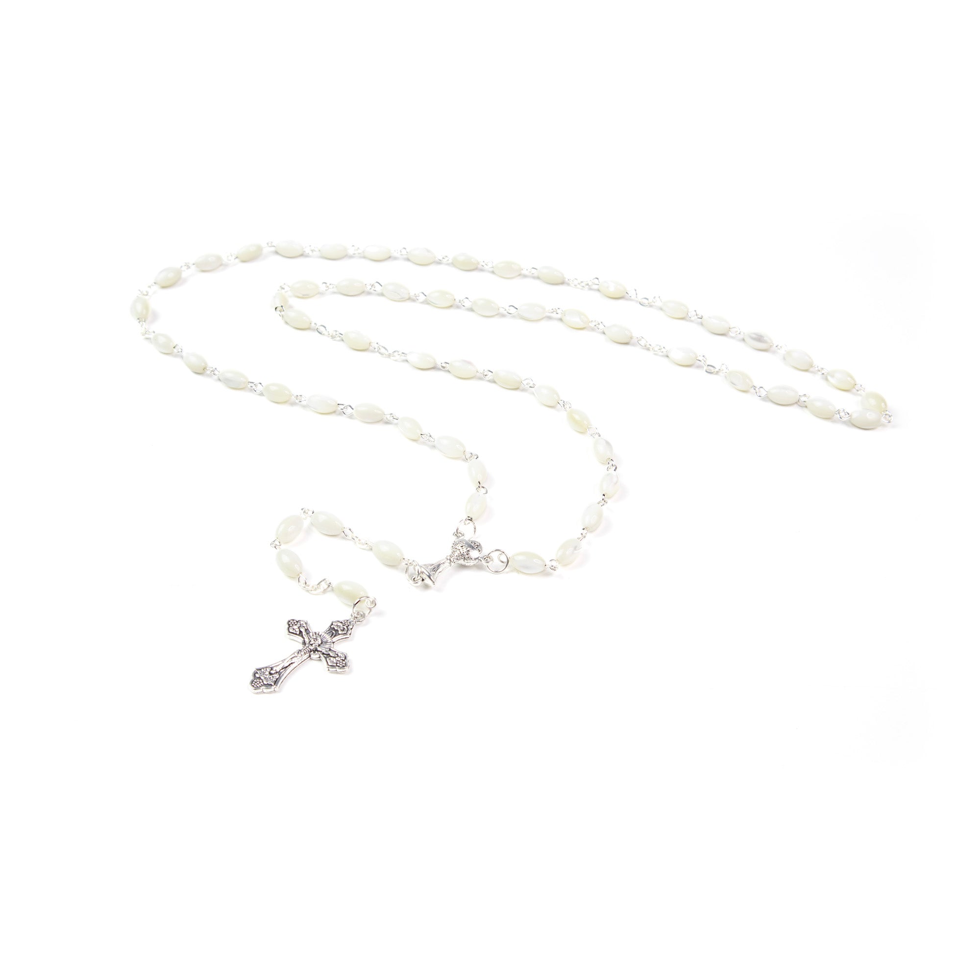 Mother of Pearl Catholic Rosary, First Communion