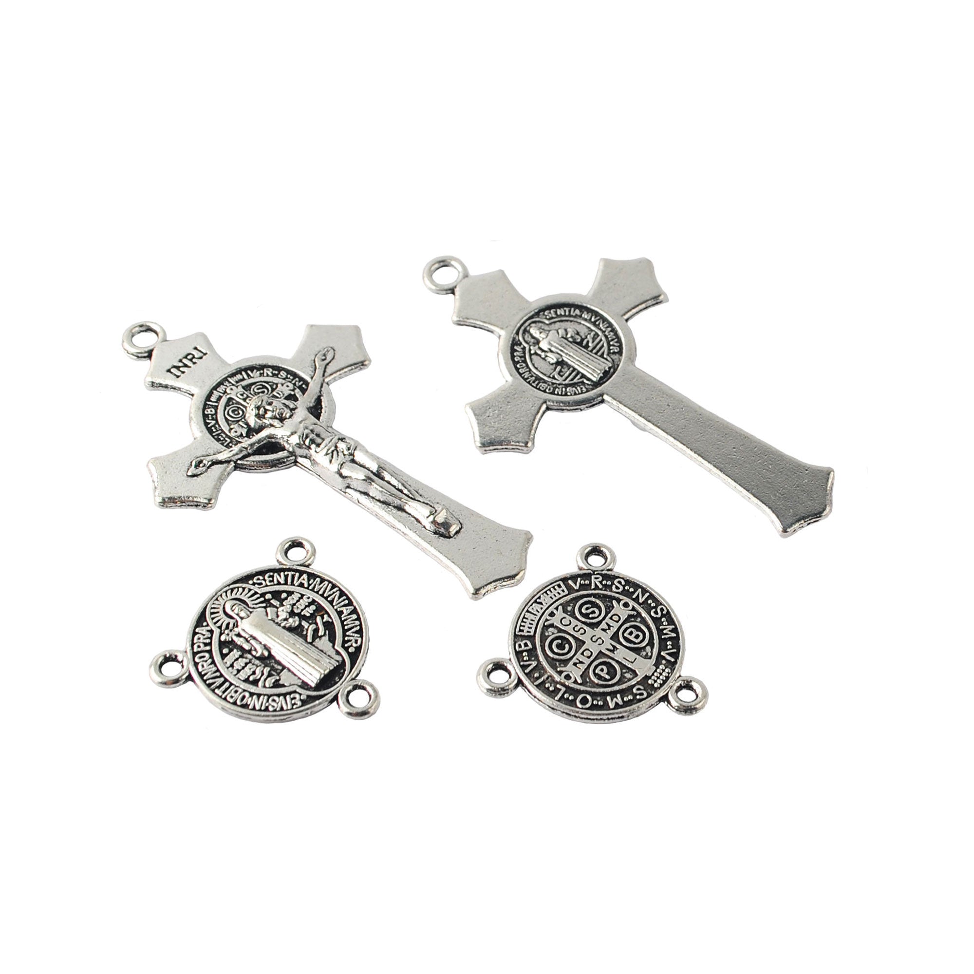 Mother of Pearl Catholic Rosary, Saint Benedict