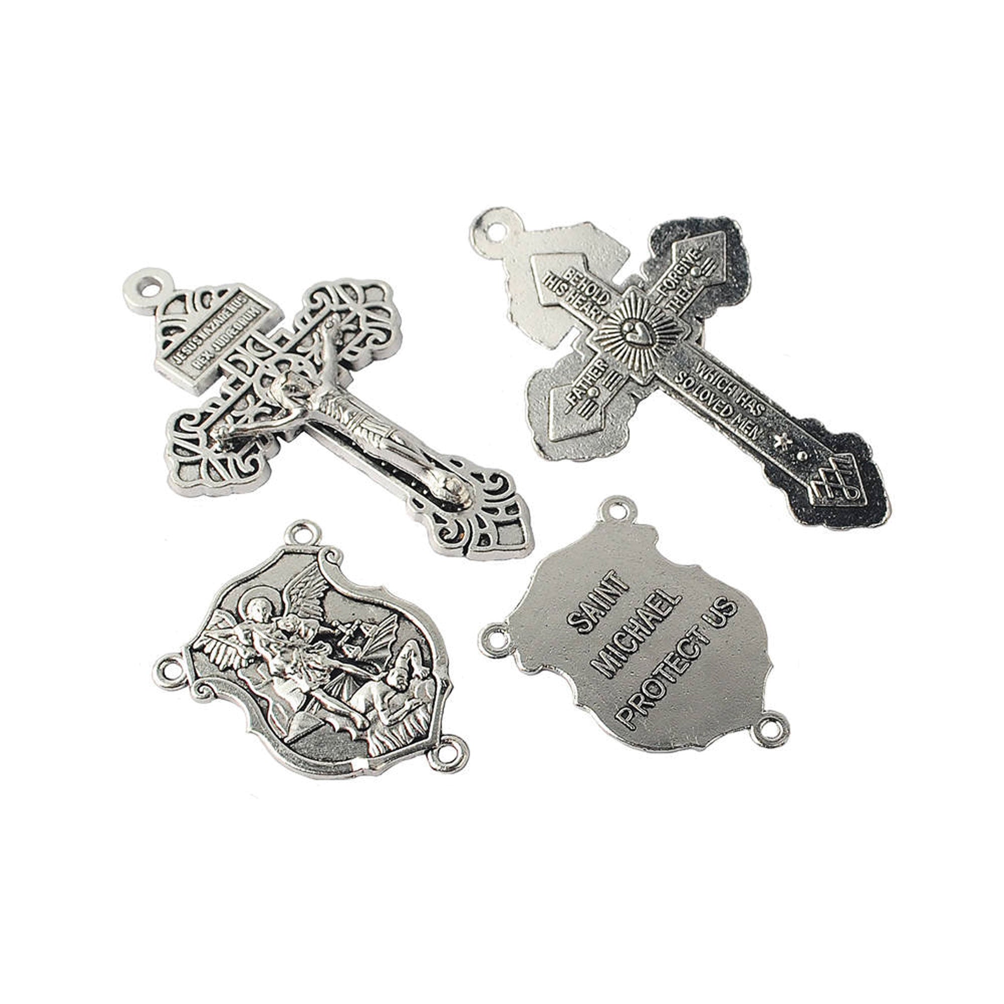 Mother of Pearl Catholic Rosary, Saint Michael