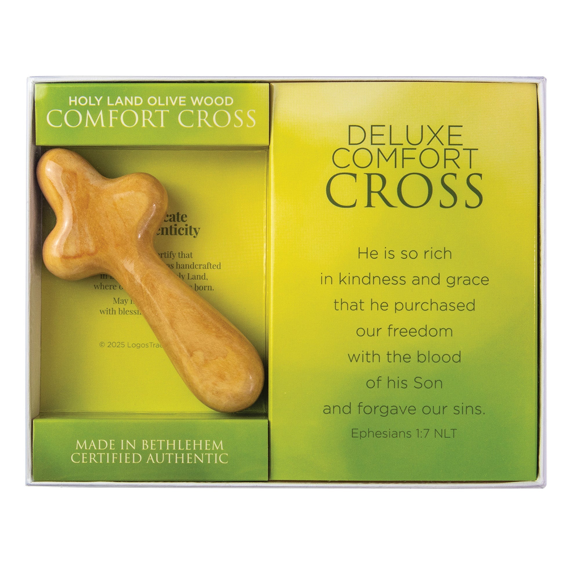 Olive Wood Medium Deluxe Comfort Cross