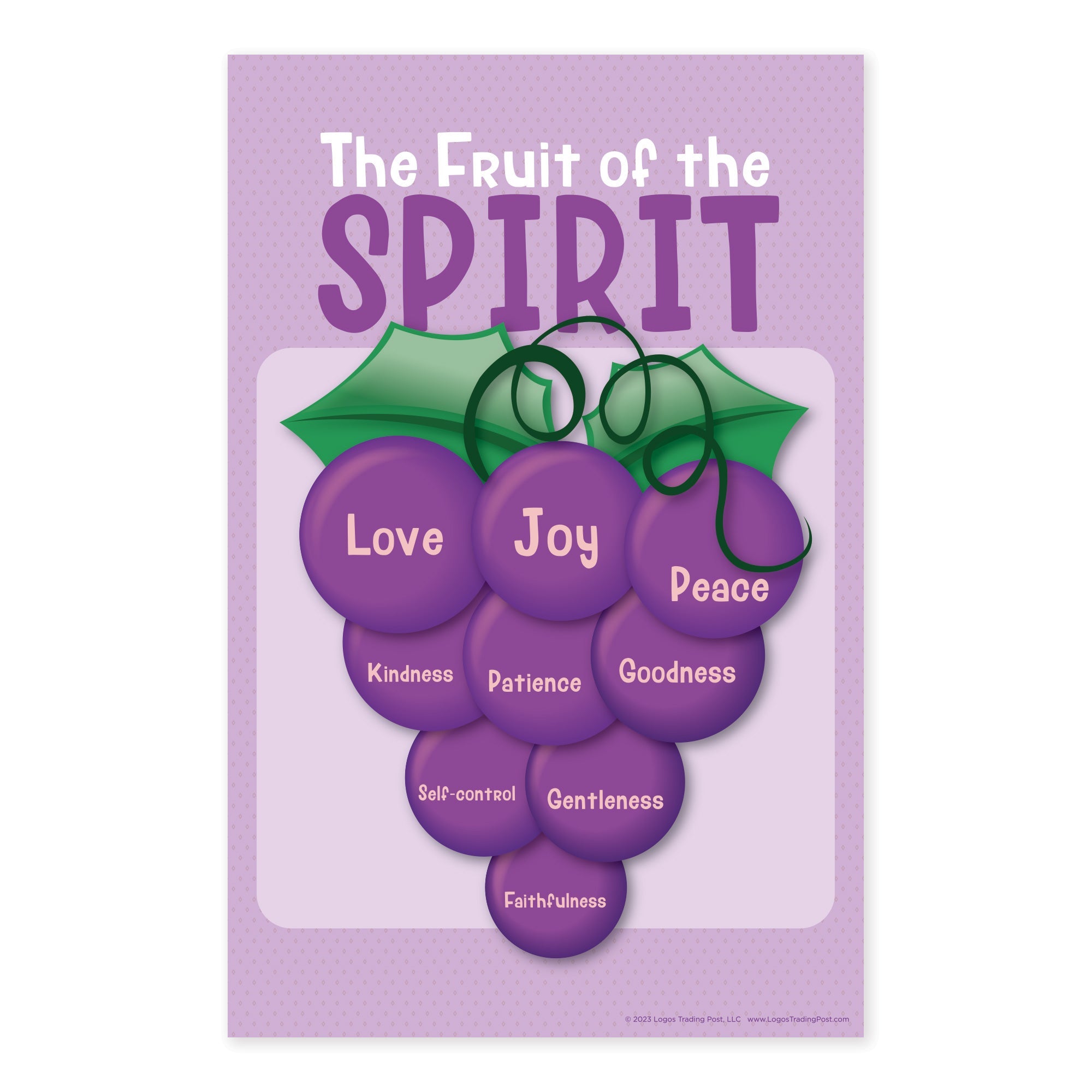 Children's Poster Prints – The Fruit of the Spirit
