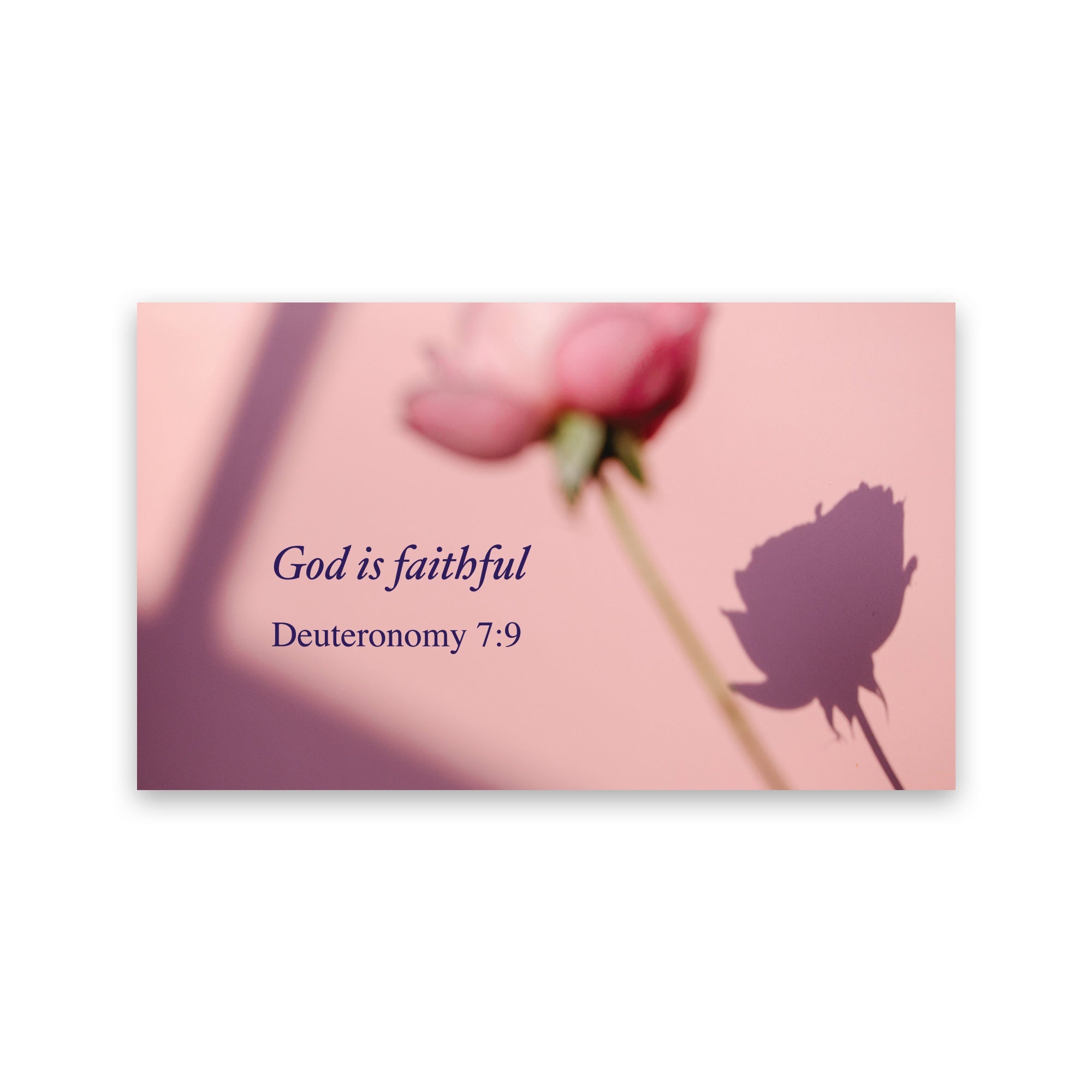 God is faithful, Deuteronomy 7:9, Pass Along Scripture Cards, Pack of 25