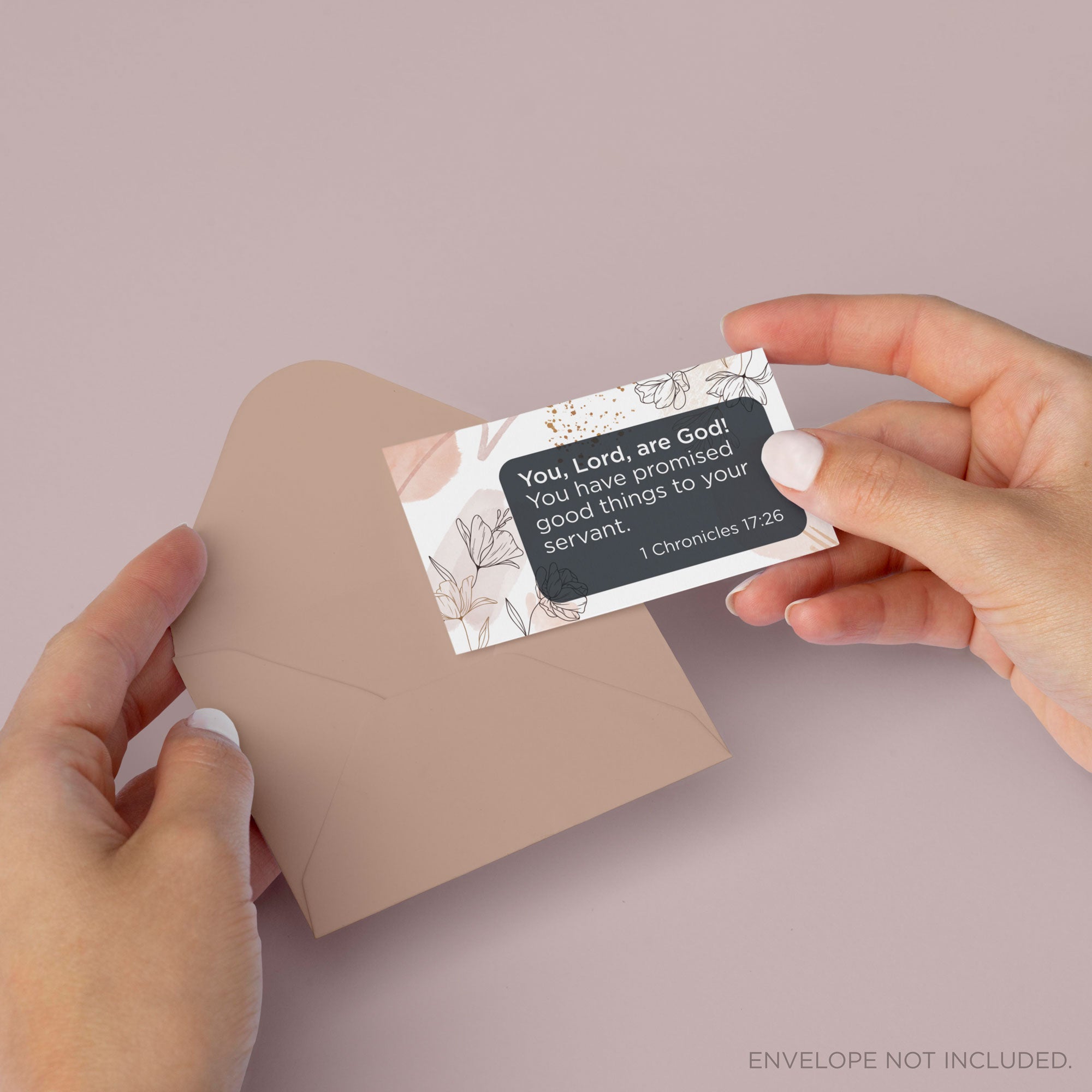 You, Lord, are God!, 1 Chronicles 17:26, Pass Along Scripture Cards, Pack of 25