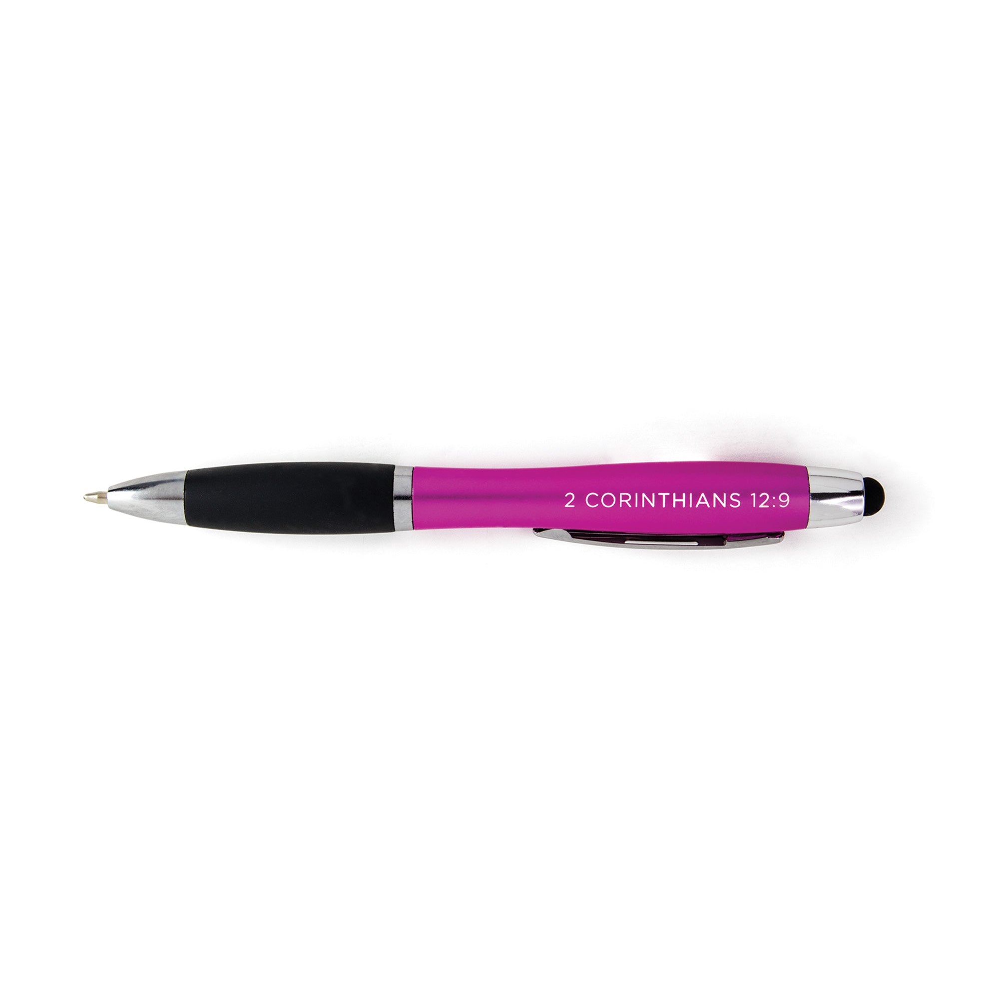 His Grace is Enough Illuminated Scripture Stylus Pen - Pink