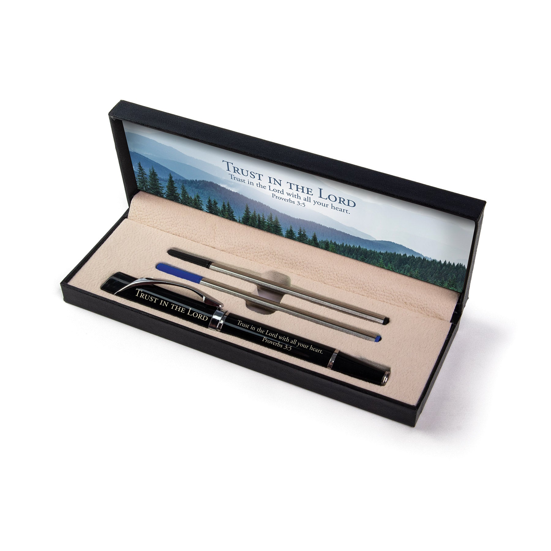 Trust in the Lord – Triangle Scripture Pen with Ink Refills and Scripture Card