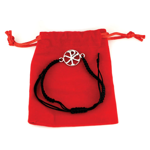 Chi Rho, Sterling Silver Pendant with Cord