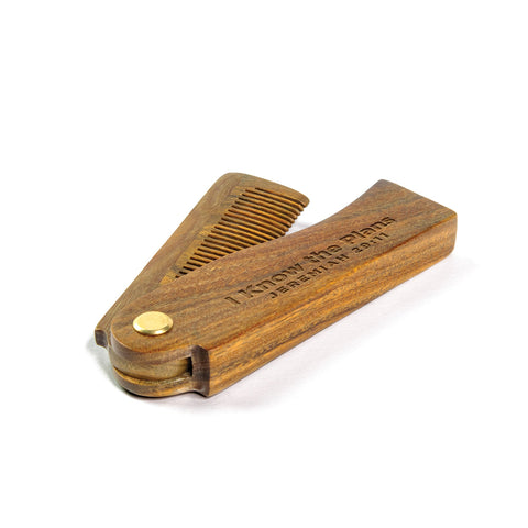 I Know the Plans – Sandalwood Beard Comb