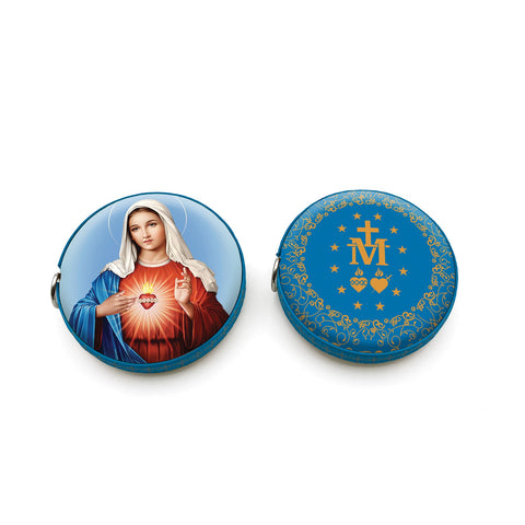 Icon Tape Measures - Mary Immaculate Heart and Miraculous Medal