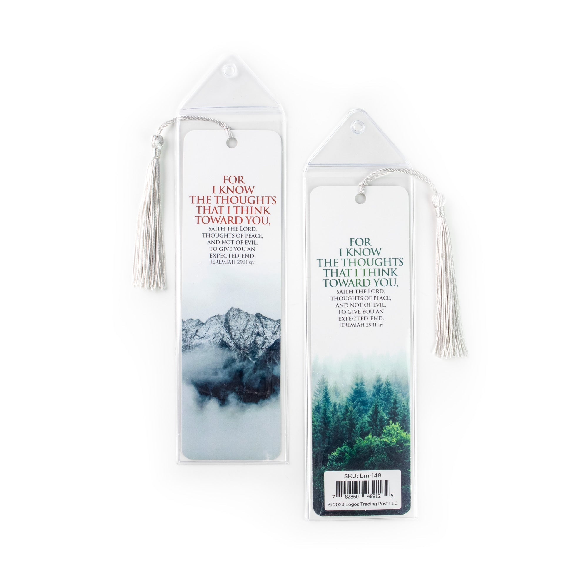 I know the plans Tasseled Bookmark – Jeremiah 29:11