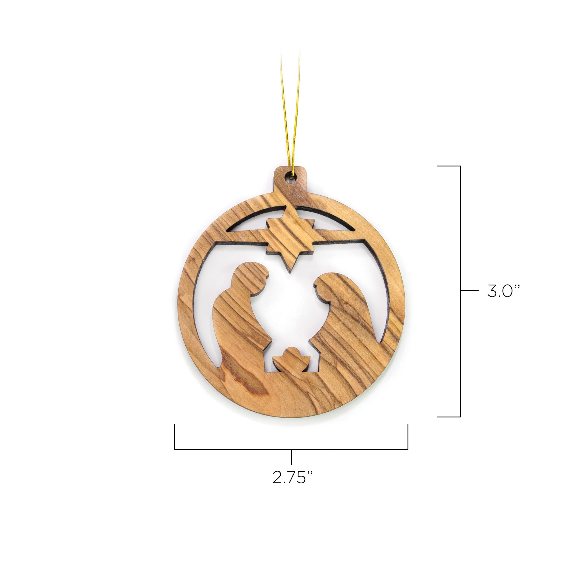 2D Christmas Circle Nativity