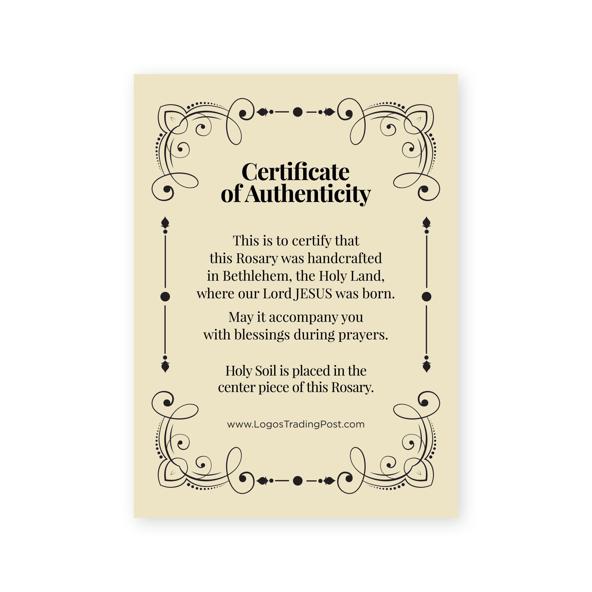 Mother of Pearl Catholic Rosary, Sacred Heart of Mary (Red) Medal