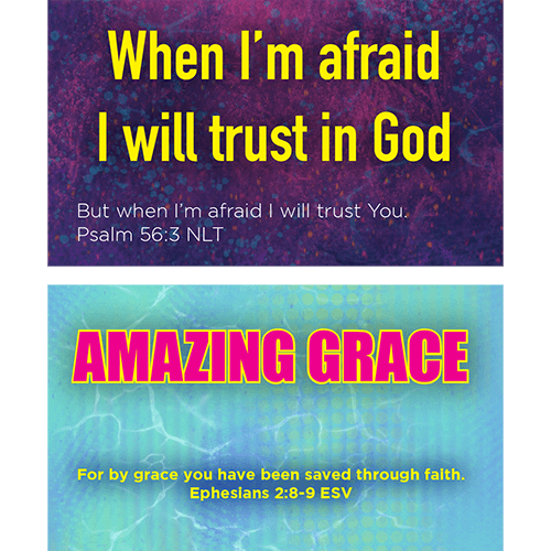Children's Pass Along Pocket Scripture Card Variety Pack of 60 - Assortment 3