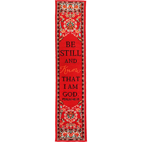 silky soft fabric bible verse bookmark #3
