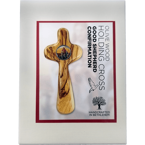 Good Shepherd Confirmation - Medium Deluxe Comfort Cross in Gift Box