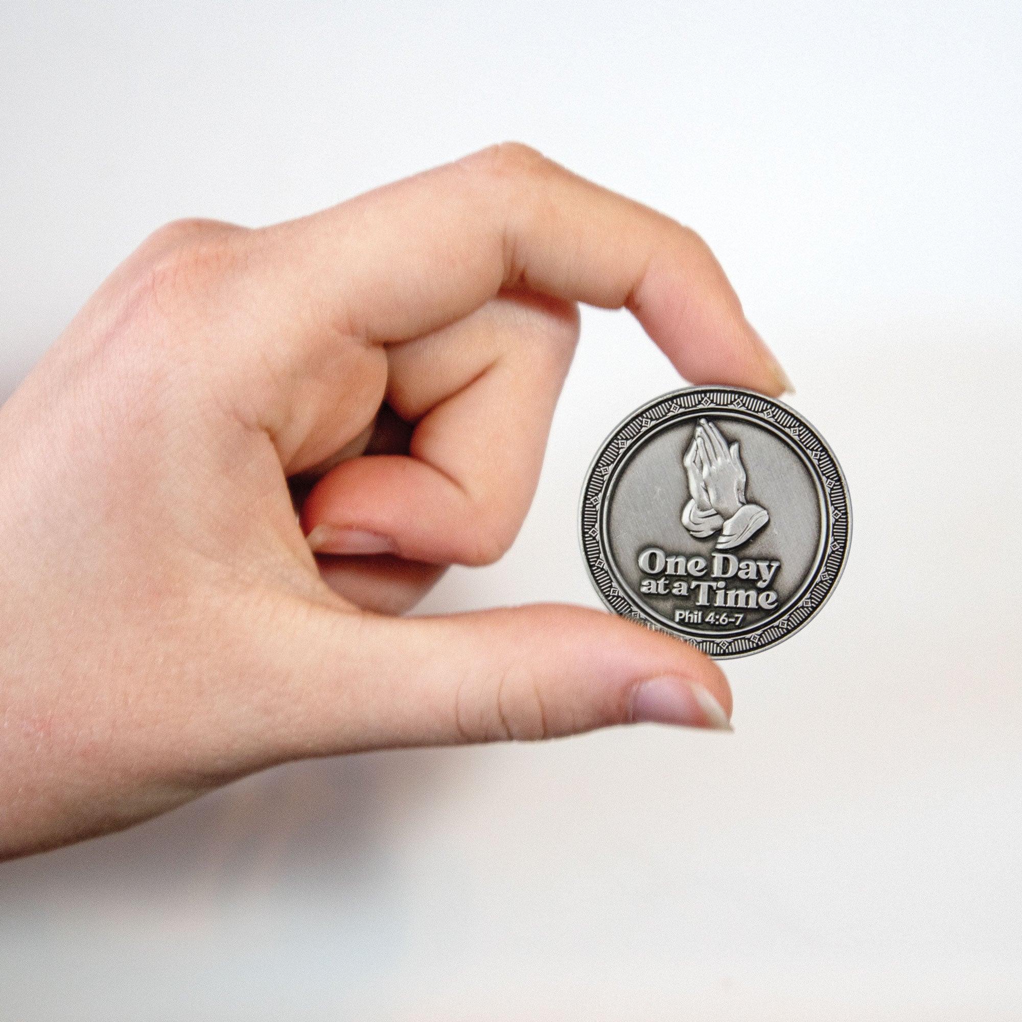 Serenity Prayer & One Day at a Time Love Expression Coin