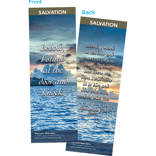 Behold, I Stand at the Door and Knock Bookmarks, Pack of 25 - Christian Bookmarks