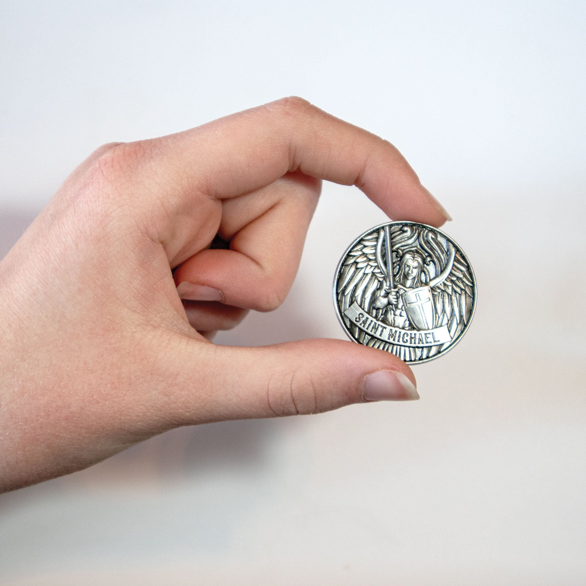 Archangel St Michael, Patron Saint of Police Love Expression Coin