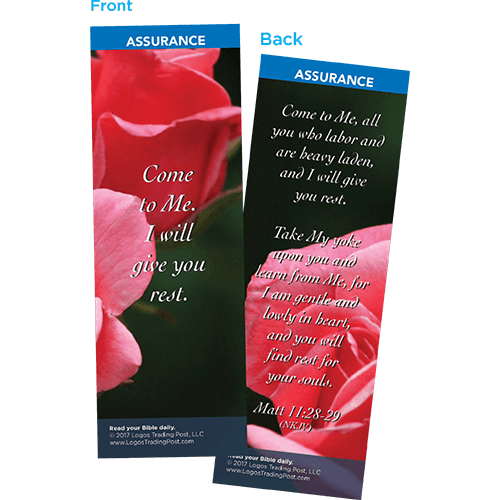 Come to Me, I Will Give You Rest Bookmarks, Pack of 25 - Christian Bookmarks