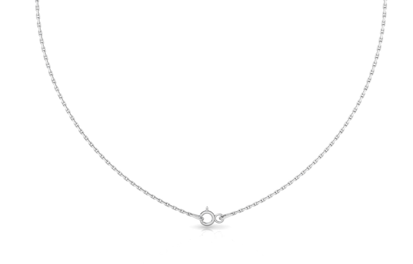 Cable Medium (1.5mm) Sterling Silver Chain, 16", 18", 20", 24", 30"