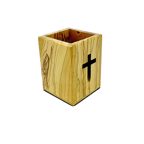 Holy Land Olive Wood Pencil Box