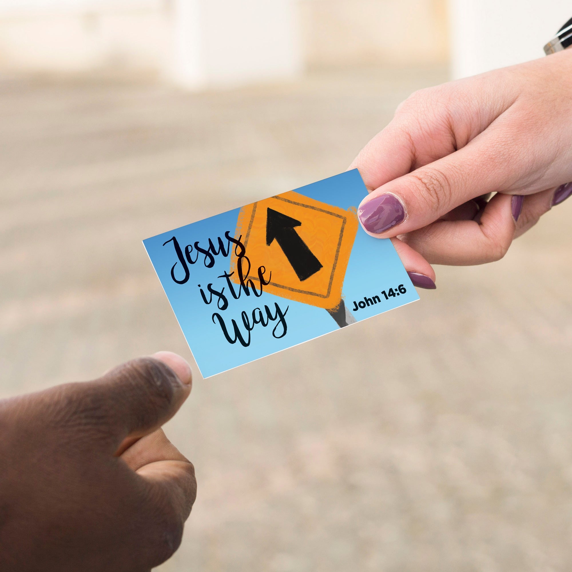 Children and Youth, Pass Along Scripture Cards, Jesus is the Way, John 14:6, Pack of 25