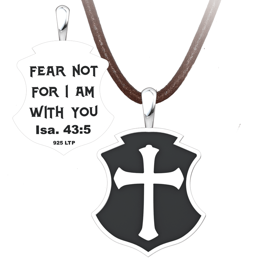 Men's Fear Not Sterling Silver Pendant