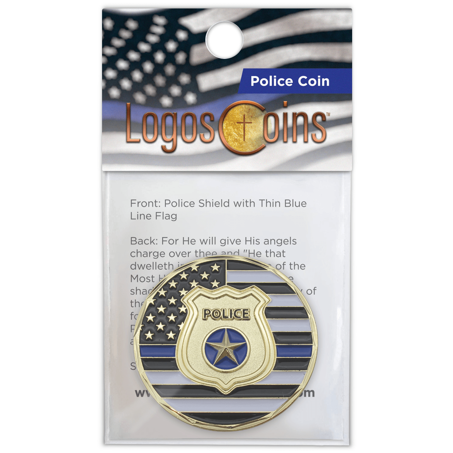 Police Appreciation Gold Plated Challenge Coin