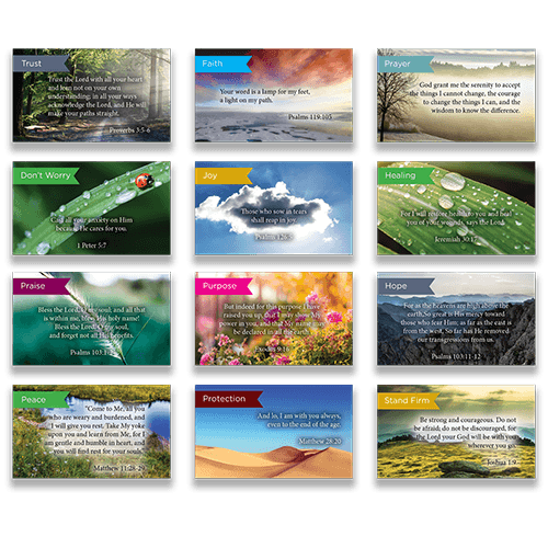 Pass Along Scripture Cards Variety Pack of 60 - Assortment 6
