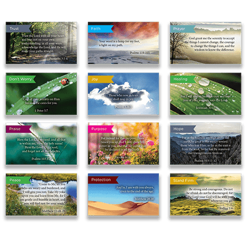 Pass Along Scripture Cards Variety Pack of 60 - Assortment 6