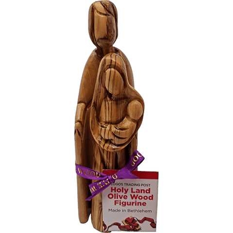 Olive Wood Holy Family Nested- 2 piece