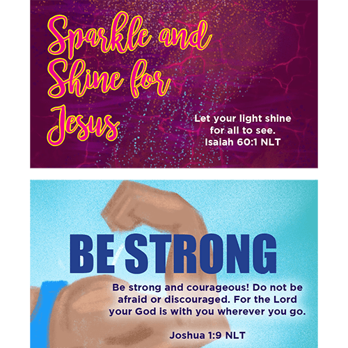 Children's Pass Along Pocket Scripture Card Variety Pack of 60 - Assortment 5