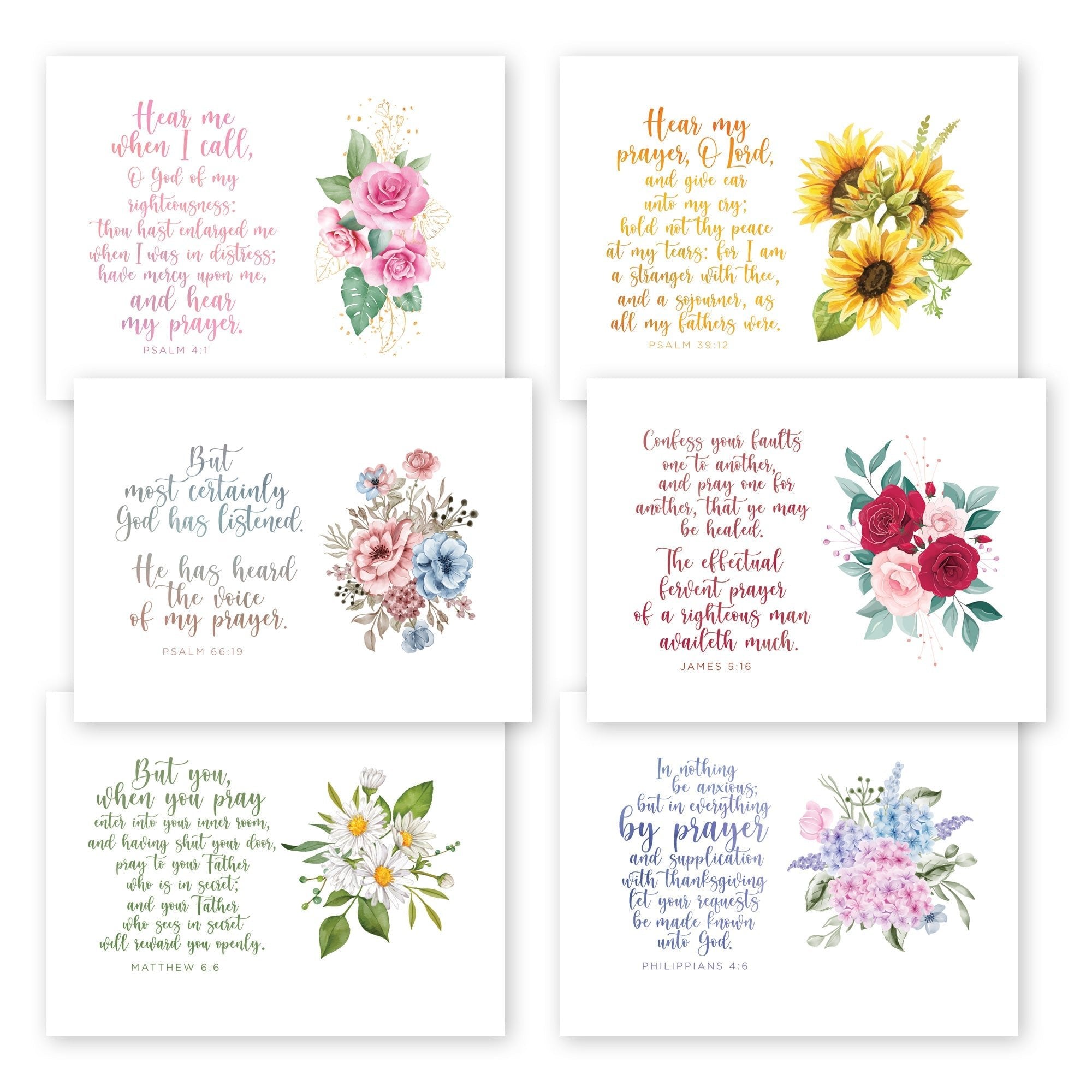 Scripture Prayer Cards Variety Pack