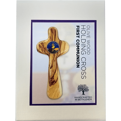 First Communion - Medium Deluxe Comfort Cross in Gift Box