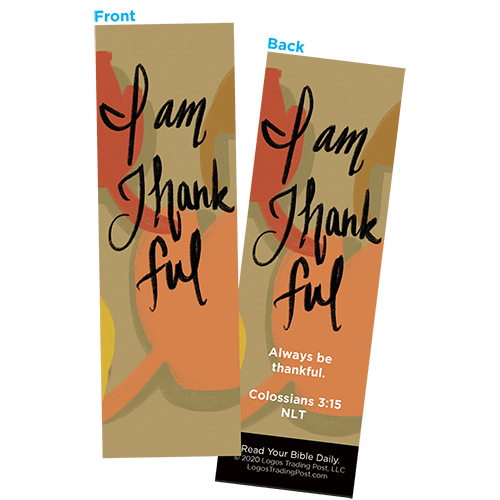 Thanksgiving Bookmark Variety Pack Assortment, Fall Season Special - Christian Bookmarks