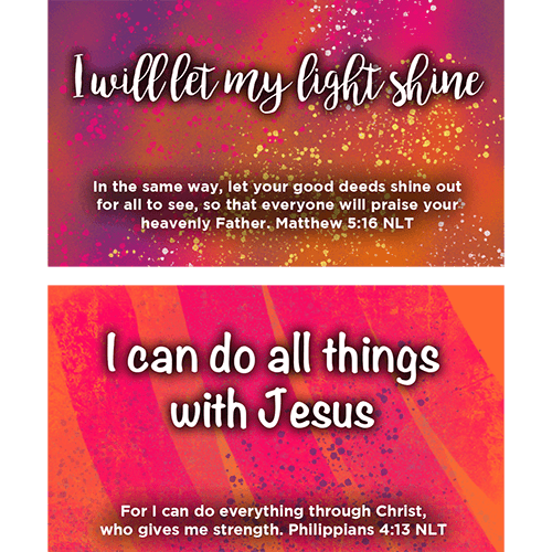 Children's Pass Along Pocket Scripture Card Variety Pack of 60 - Assortment 2